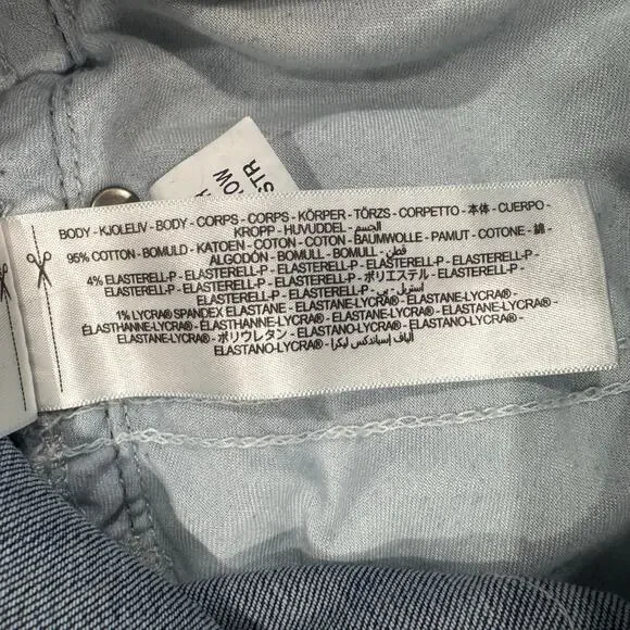 Ariat R.E.A.L. Gianna Straight Mid Rise Arrow Jeans Stryker Wash Style 10034655 - Picture 7 of 10